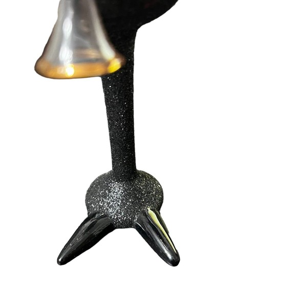 Scottish Christmas Frog in Tuxedo with Trumpet Glass Christmas Ornament Decor 6" - Picture 11 of 15